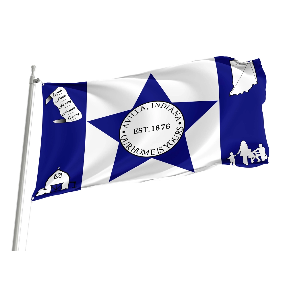 Avilla Flag for Indoor & Outdoor Use Avilla Flag for Indoor & Outdoor Use