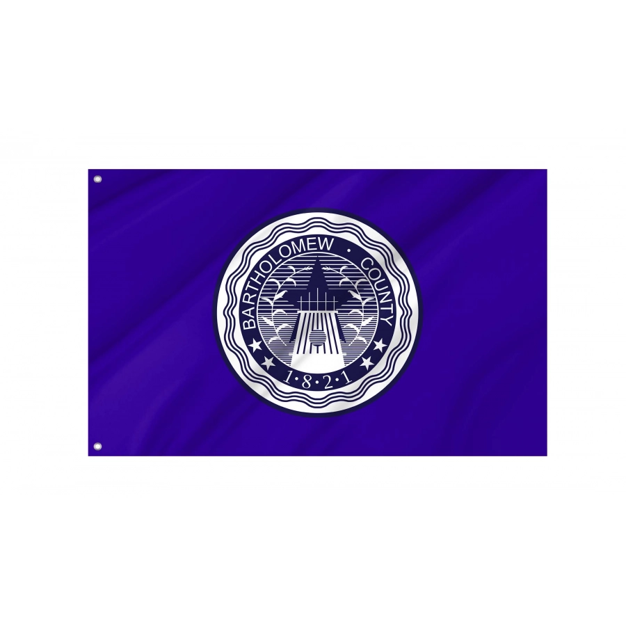 Bartholomew County Flag for Indoor & Outdoor Use, USA196