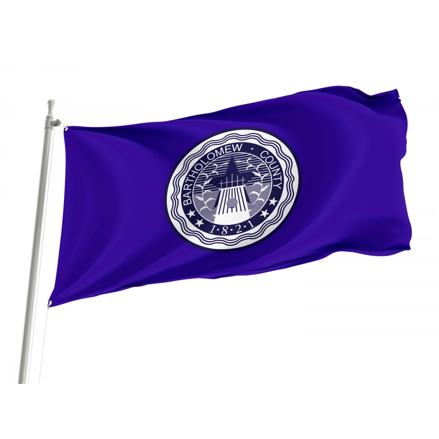Bartholomew County Flag for Indoor & Outdoor Use, USA196