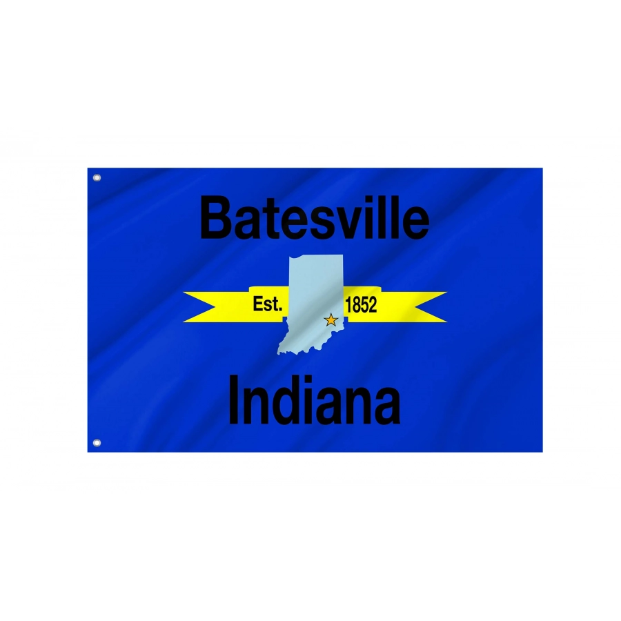 Batesville Flag for Indoor & Outdoor Use, USA214