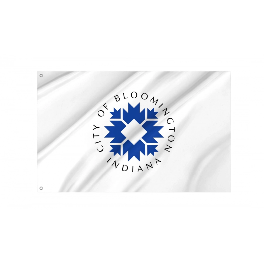 Bloomington Flag for Indoor & Outdoor Use - Shopflagworld Bloomington Flag for Indoor & Outdoor Use, USA216