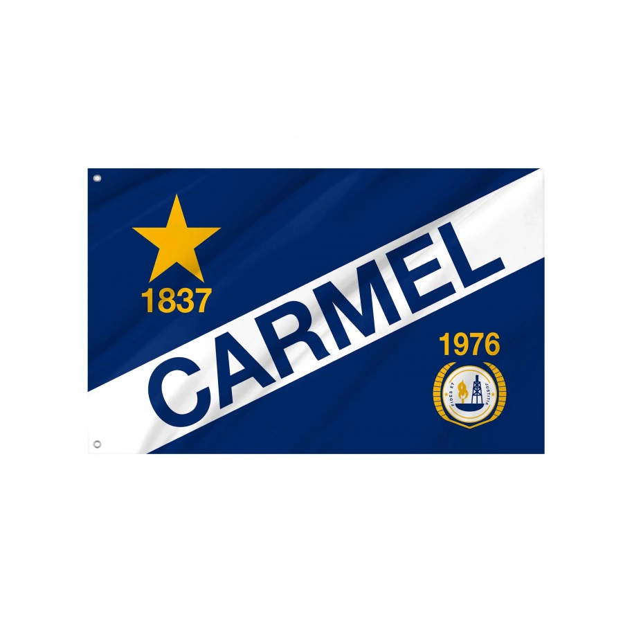 Carmel, Indiana Flag for Indoor & Outdoor Use - Shopflagworld Carmel, Indiana Flag for Indoor & Outdoor Use, USA219