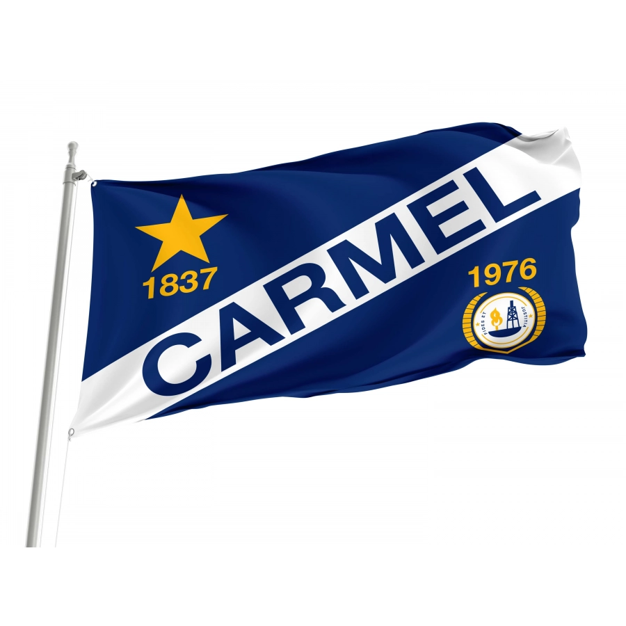 Carmel, Indiana Flag for Indoor & Outdoor Use - Shopflagworld Carmel, Indiana Flag for Indoor & Outdoor Use, USA219