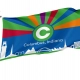 Columbus, Indiana Flag for Indoor & Outdoor Use - Imagine 1 - Shopflagworld Columbus, Indiana Flag for Indoor & Outdoor Use - Imagine 1