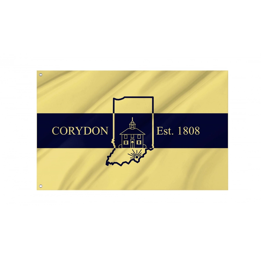 Corydon Flag for Indoor & Outdoor Use - Shopflagworld Corydon Flag for Indoor & Outdoor Use, USA222