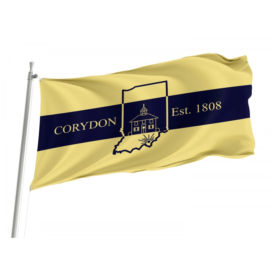 Corydon Flag for Indoor & Outdoor Use - Shopflagworld Corydon Flag for Indoor & Outdoor Use, USA222
