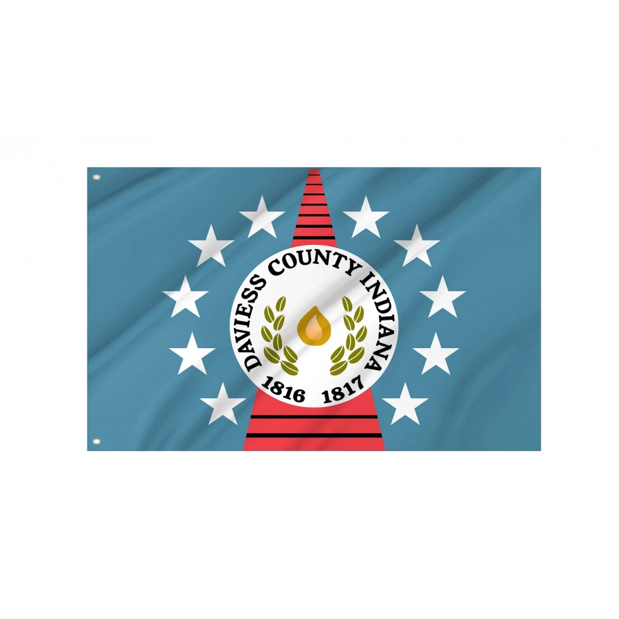 Daviess County Flag for Indoor & Outdoor Use, USA197