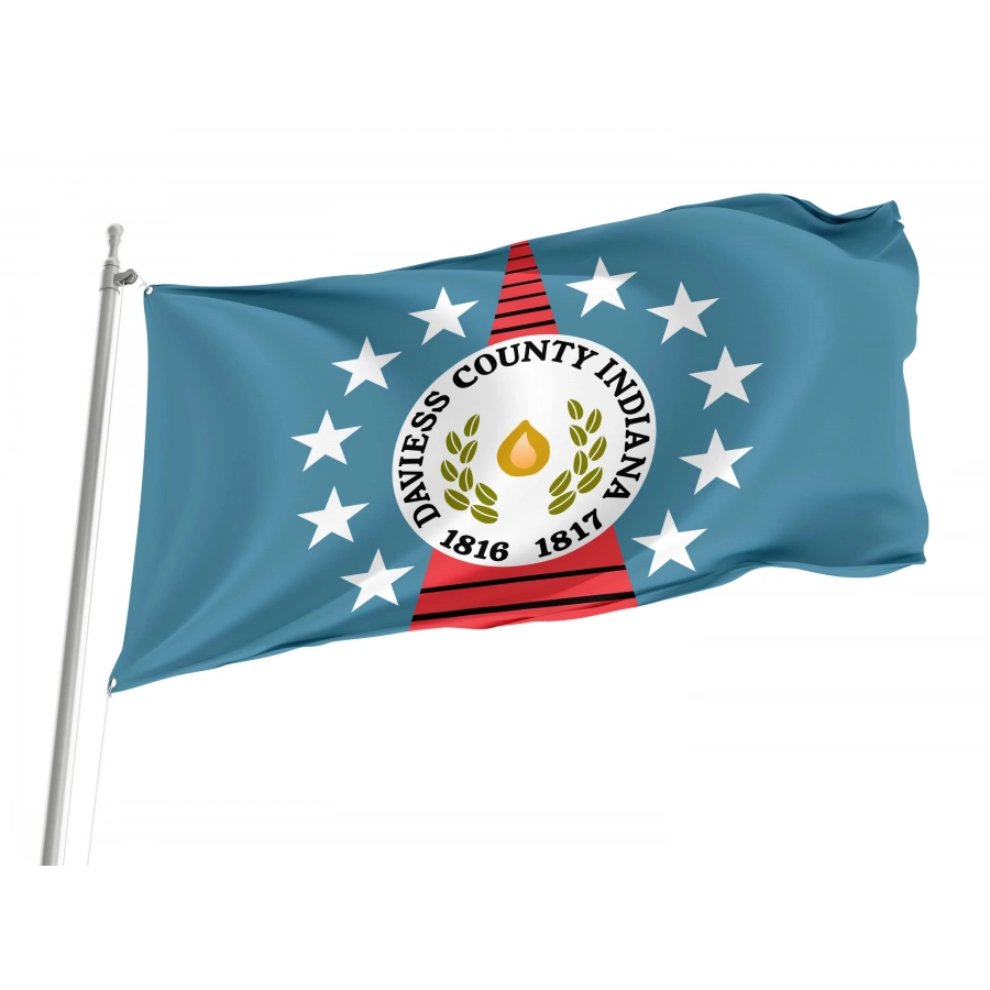Daviess County Flag for Indoor & Outdoor Use, USA197