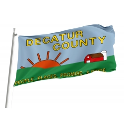 Decatur County Flag for Indoor & Outdoor Use