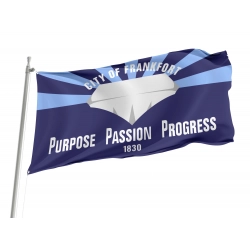 Frankfort 1830 Flag for Indoor & Outdoor Use