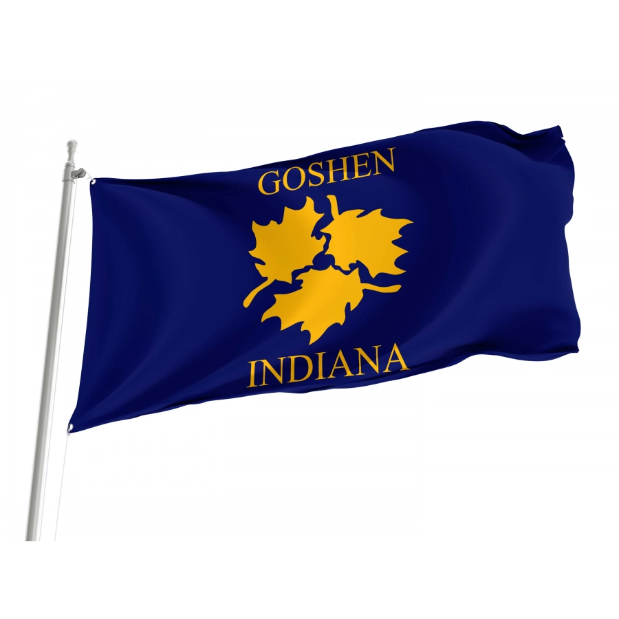 Goshen Flag for Indoor & Outdoor Use - Shopflagworld Goshen Flag for Indoor & Outdoor Use, USA228