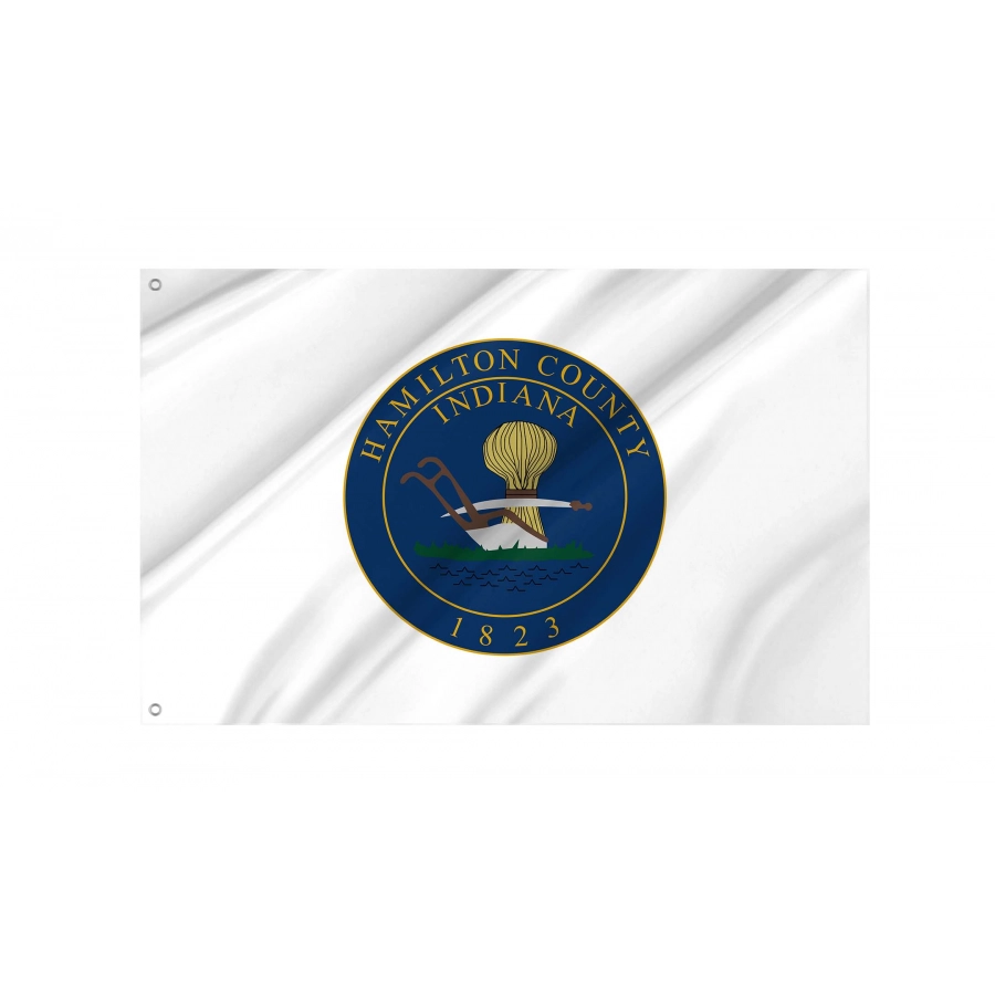 Hamilton County, Indiana Flag for Indoor & Outdoor Use, USA200