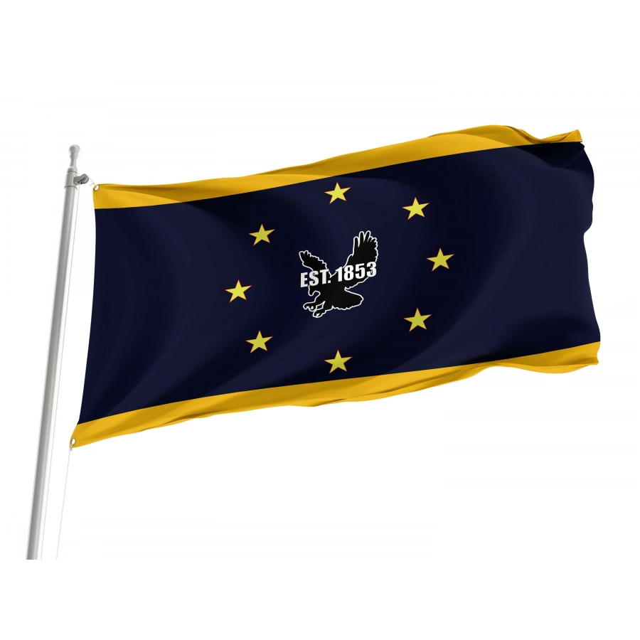 Harlan, Indiana Flag for Indoor & Outdoor Use - Shopflagworld Harlan, Indiana Flag for Indoor & Outdoor Use, USA231