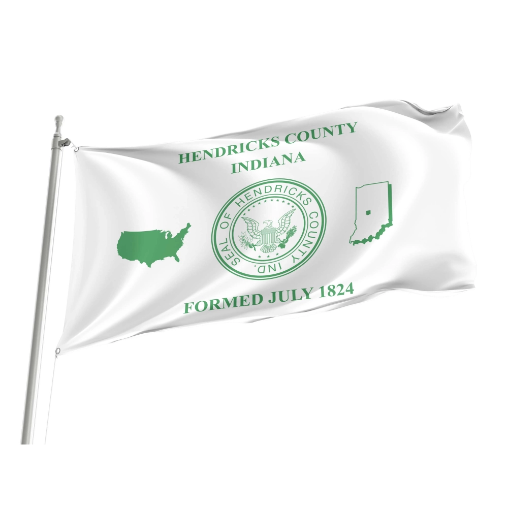 Hendricks County Flag for Indoor & Outdoor Use