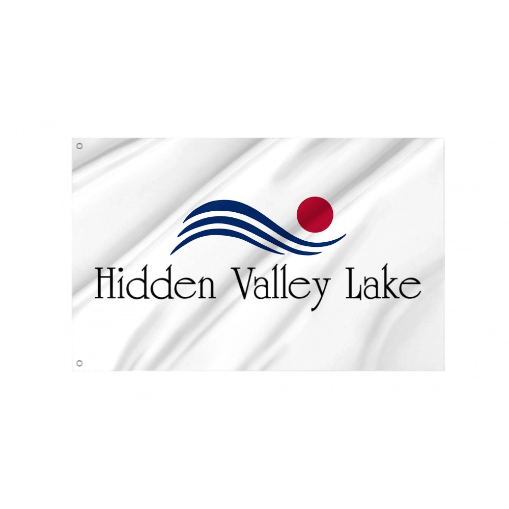 Hidden Valley Flag for Indoor & Outdoor Use