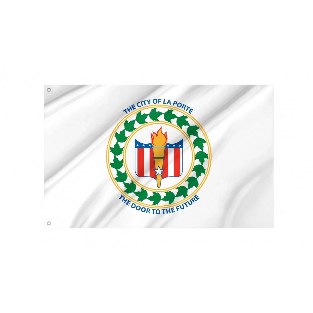 La Porte Flag for Indoor & Outdoor Use