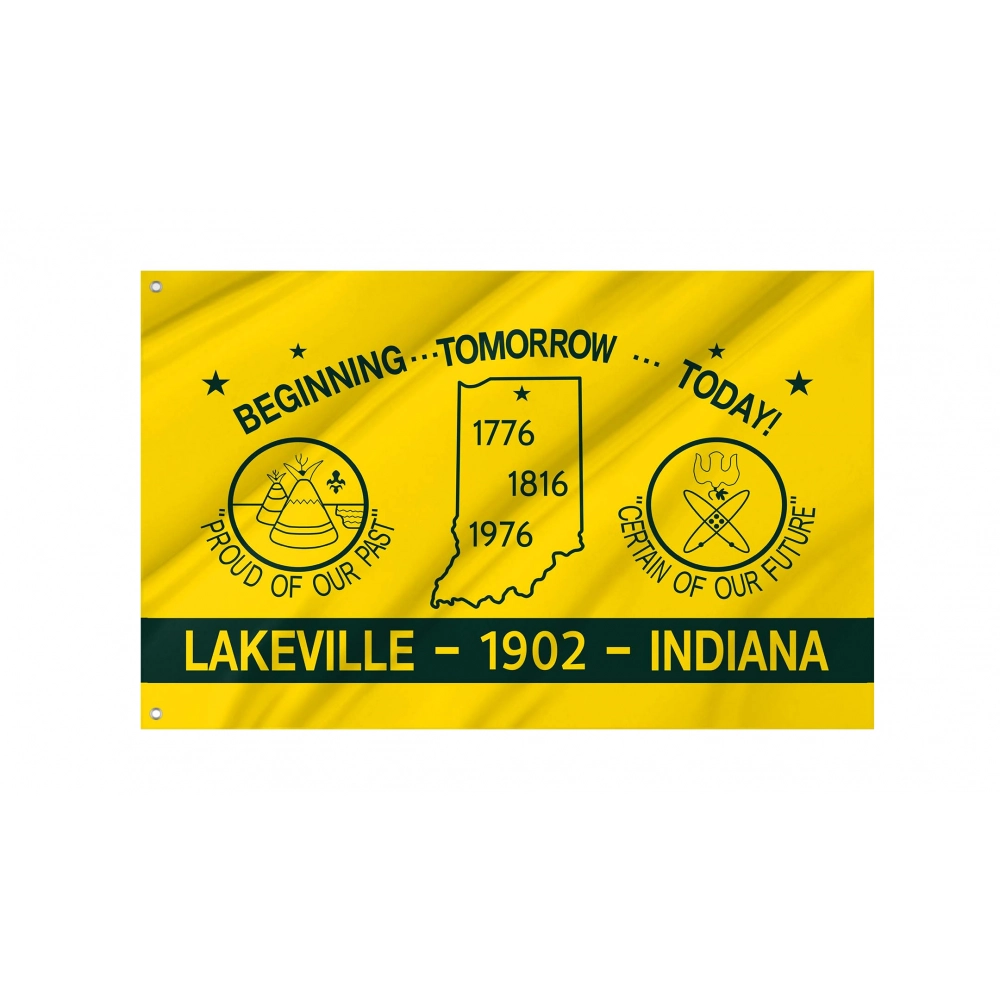 Lakeville Flag for Indoor & Outdoor Use