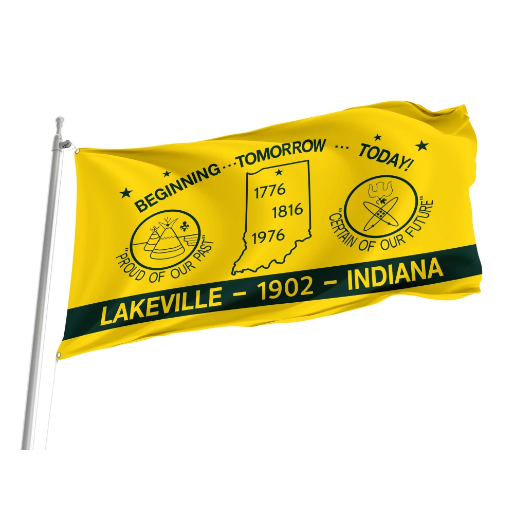 Lakeville Flag for Indoor & Outdoor Use