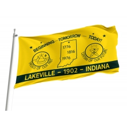 Lakeville Flag for Indoor & Outdoor Use