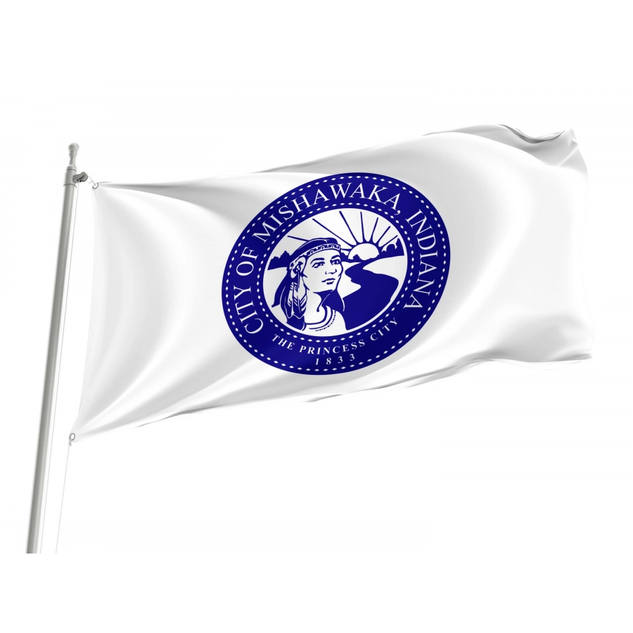 Mishawaka Flag for Indoor & Outdoor Use - Shopflagworld Mishawaka Flag for Indoor & Outdoor Use, USA239