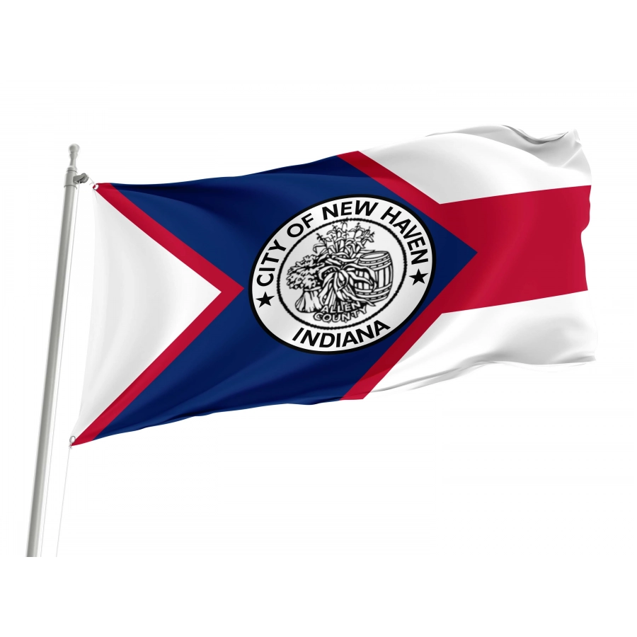 New Haven Flag for Indoor & Outdoor Use - Shopflagworld New Haven Flag for Indoor & Outdoor Use, USA243