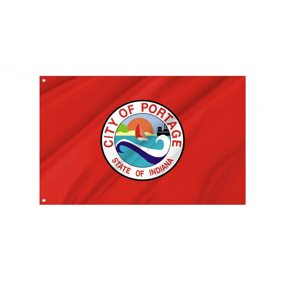 Portage Flag for Indoor & Outdoor Use - Shopflagworld Portage Flag for Indoor & Outdoor Use, USA246