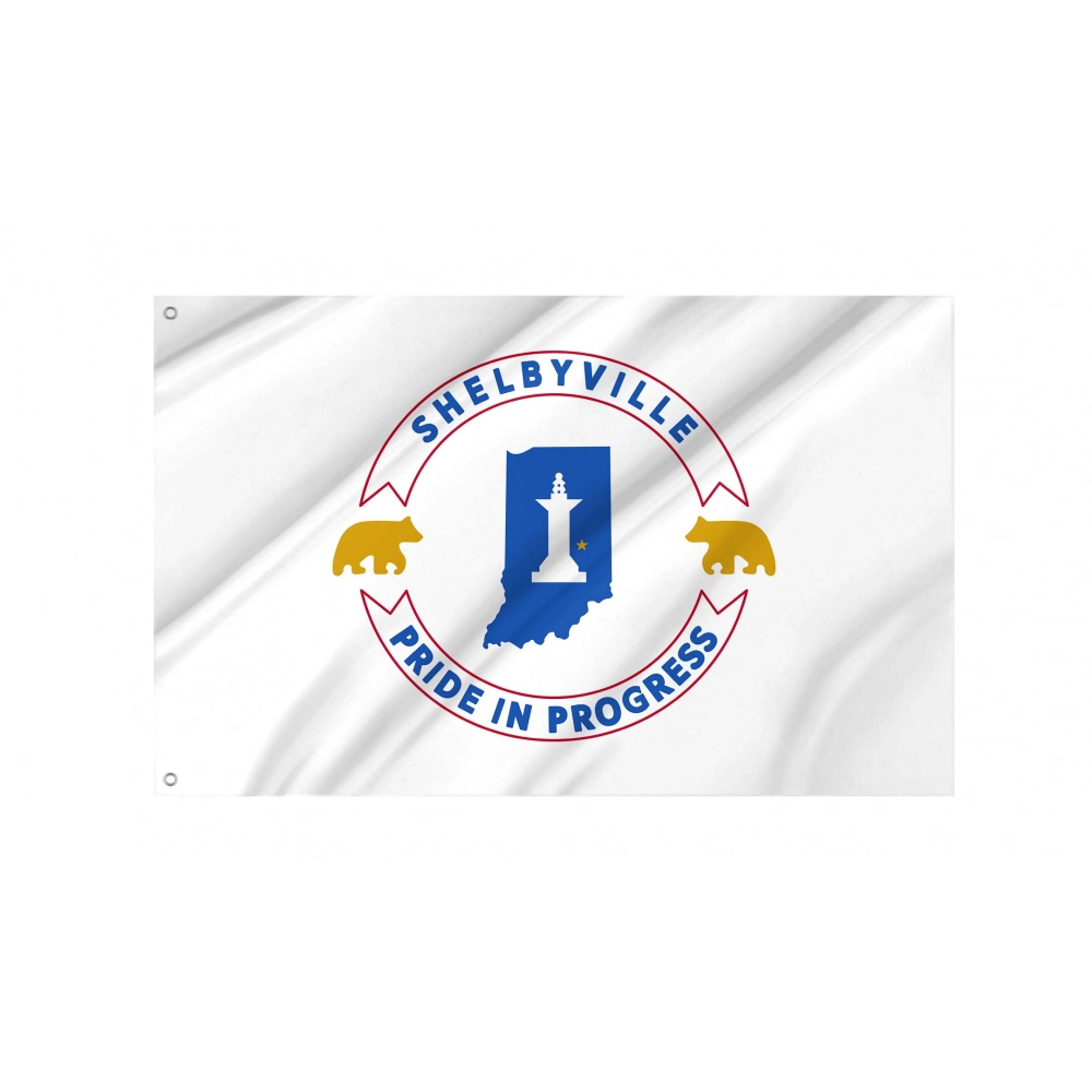 Shelbyville Flag for Indoor & Outdoor Use
