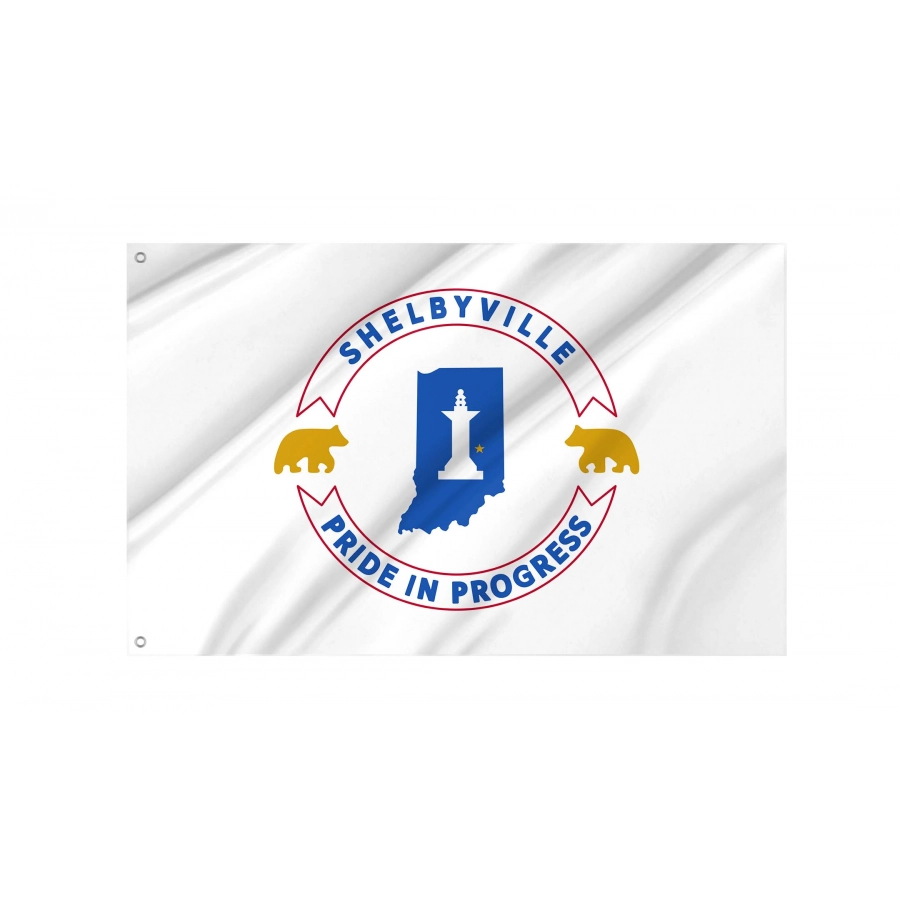 Shelbyville Flag for Indoor & Outdoor Use - Shopflagworld Shelbyville Flag for Indoor & Outdoor Use, USA249