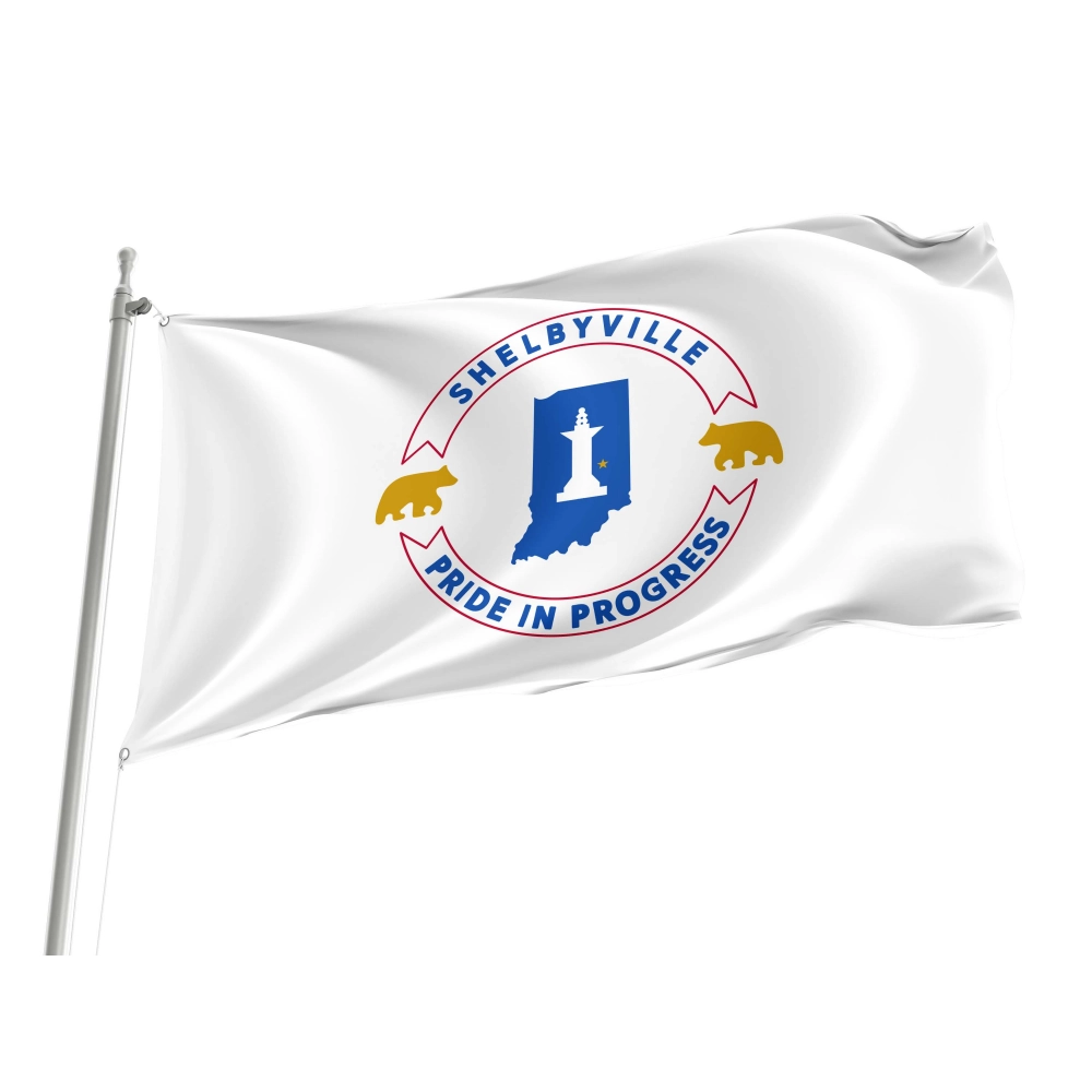 Shelbyville Flag for Indoor & Outdoor Use