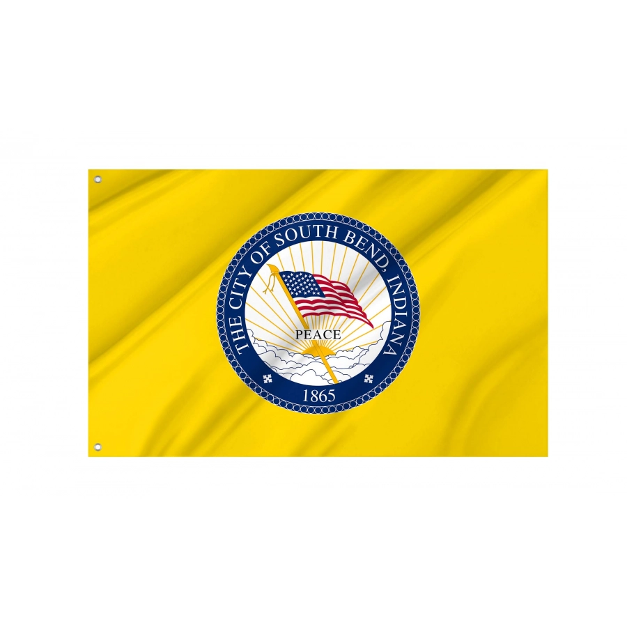 South Bend (1965-2016) Flag for Indoor & Outdoor Use, USA259