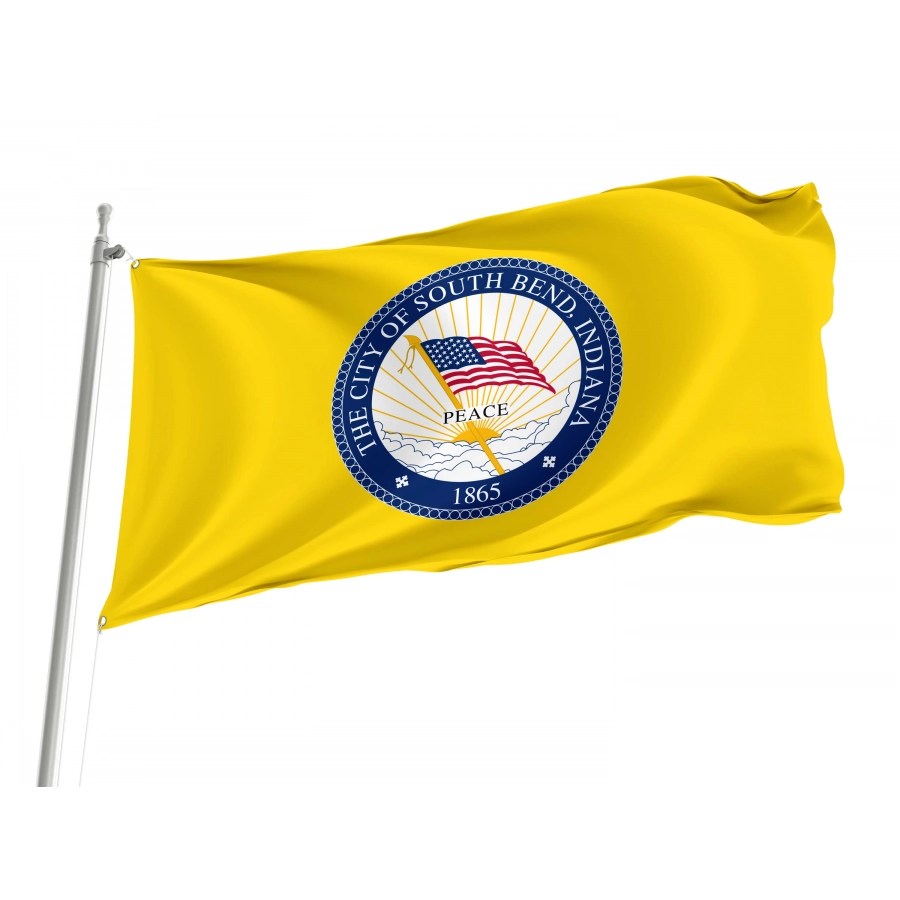 South Bend (1965-2016) Flag for Indoor & Outdoor Use, USA259