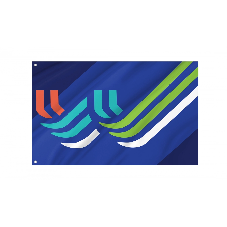 Flag of Waterloo, Iowa, Patriotic Flags, Unique Design Print, Flags for Indoor & Outdoor Use