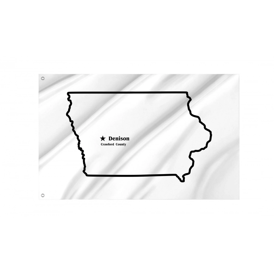 Crawford County (1996-2003) Flag for Indoor & Outdoor Use, USA262