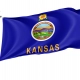Kansas State Flag for Indoor & Outdoor Use - Imagine 1