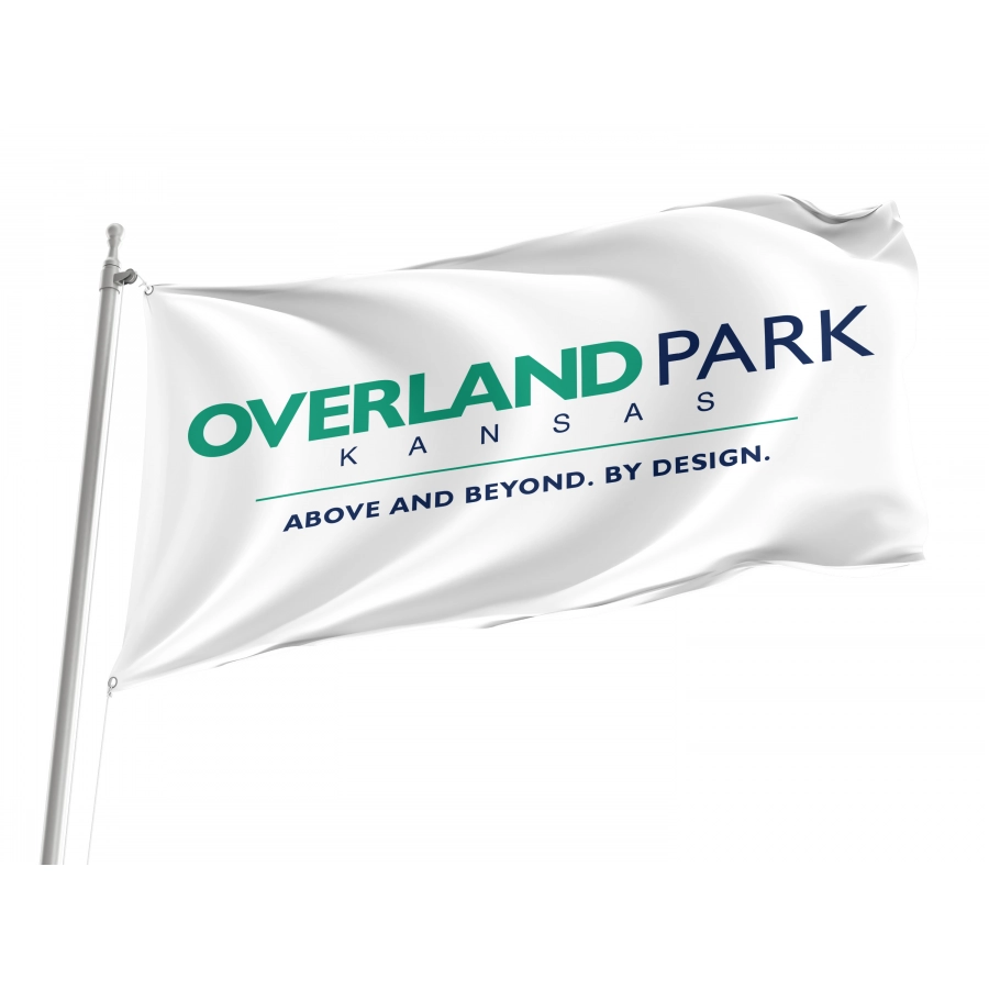 Flag of Overland Park, Kansas, Patriotic Flags, Unique Design Print, Flags for Indoor & Outdoor Use