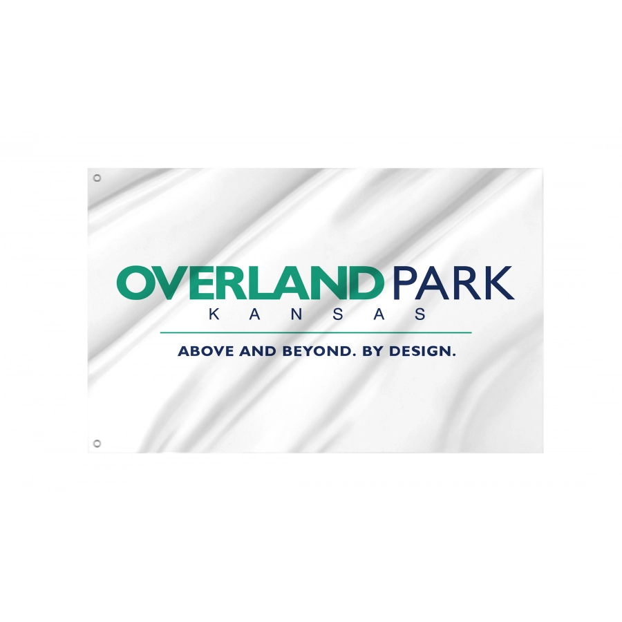 Flag of Overland Park, Kansas, Patriotic Flags, Unique Design Print, Flags for Indoor & Outdoor Use