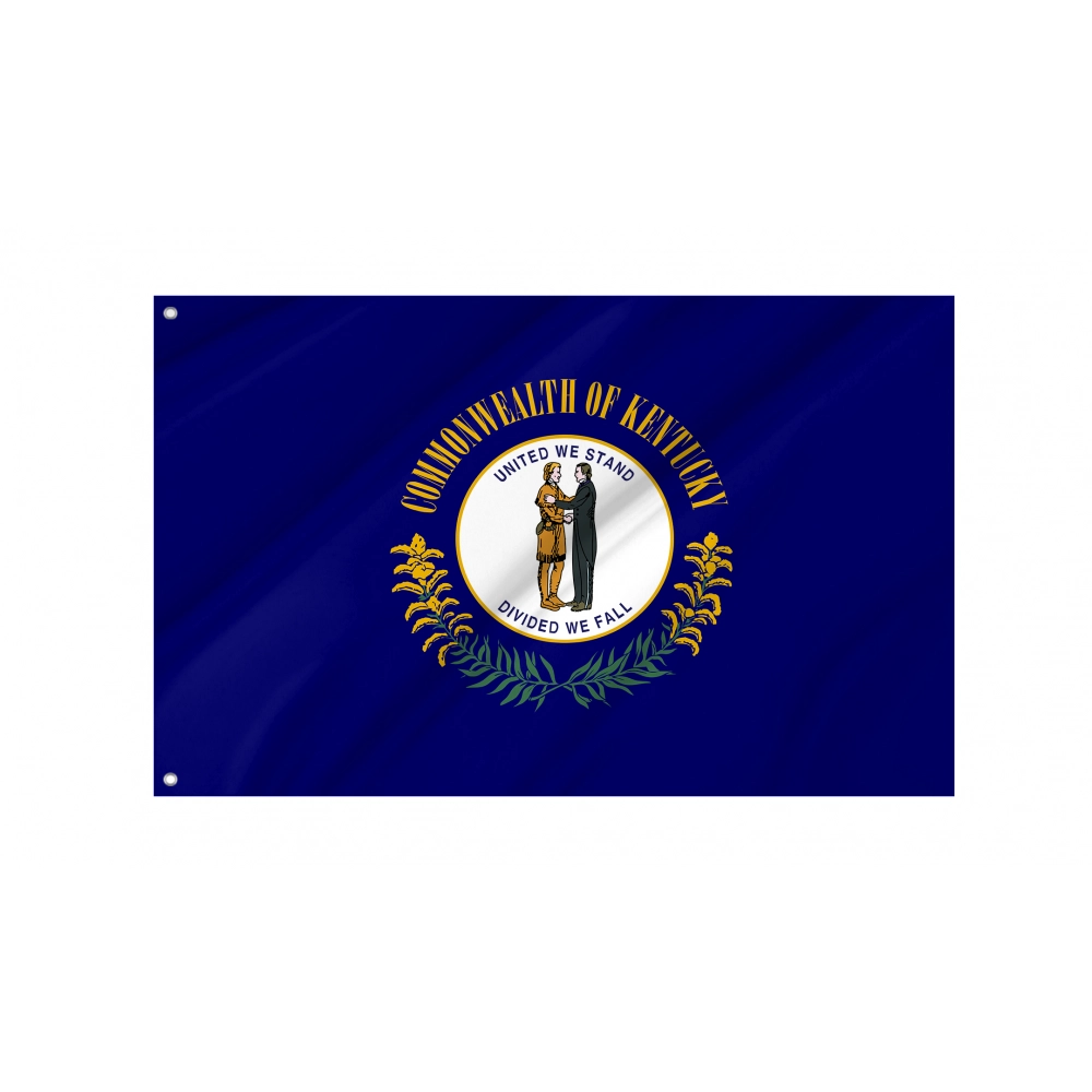 Kentucky State Flag for Indoor & Outdoor Use Kentucky State Flag for Indoor & Outdoor Use