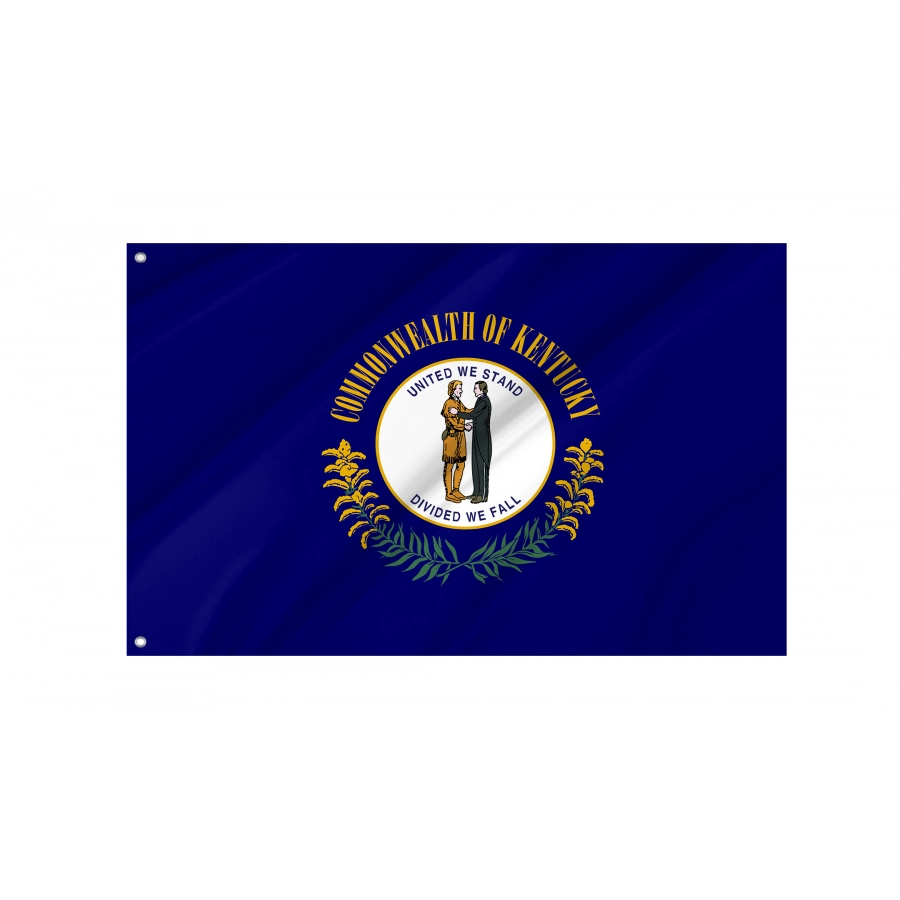 Flag of Kentucky State, Patriotic Flags, Unique Design Print, Flags for Indoor & Outdoor Use