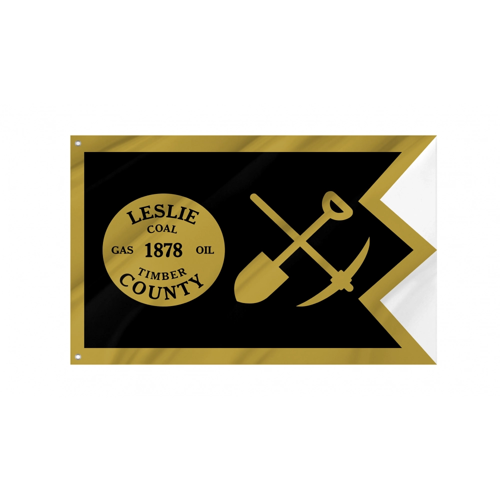 Leslie County Flag for Indoor & Outdoor Use