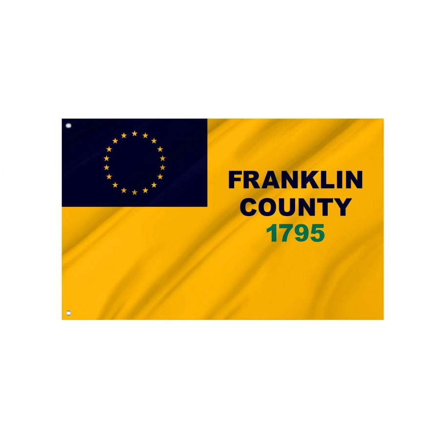 Franklin County, Kentucky Flag for Indoor & Outdoor Use, USA269