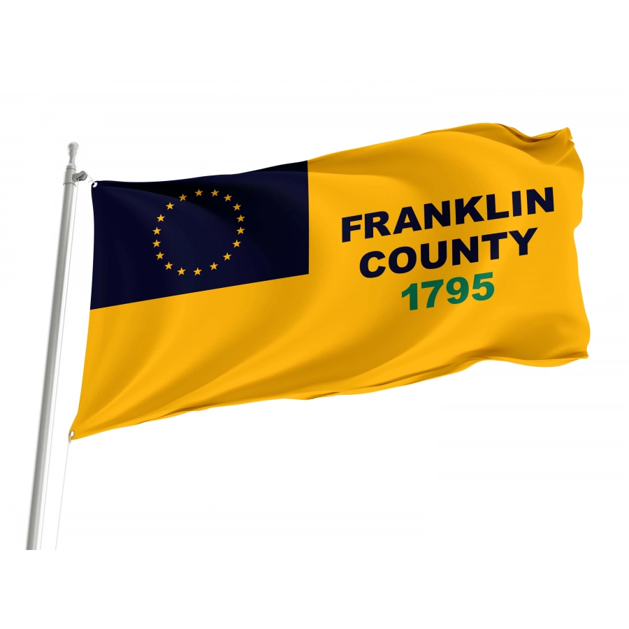 Franklin County, Kentucky Flag for Indoor & Outdoor Use, USA269
