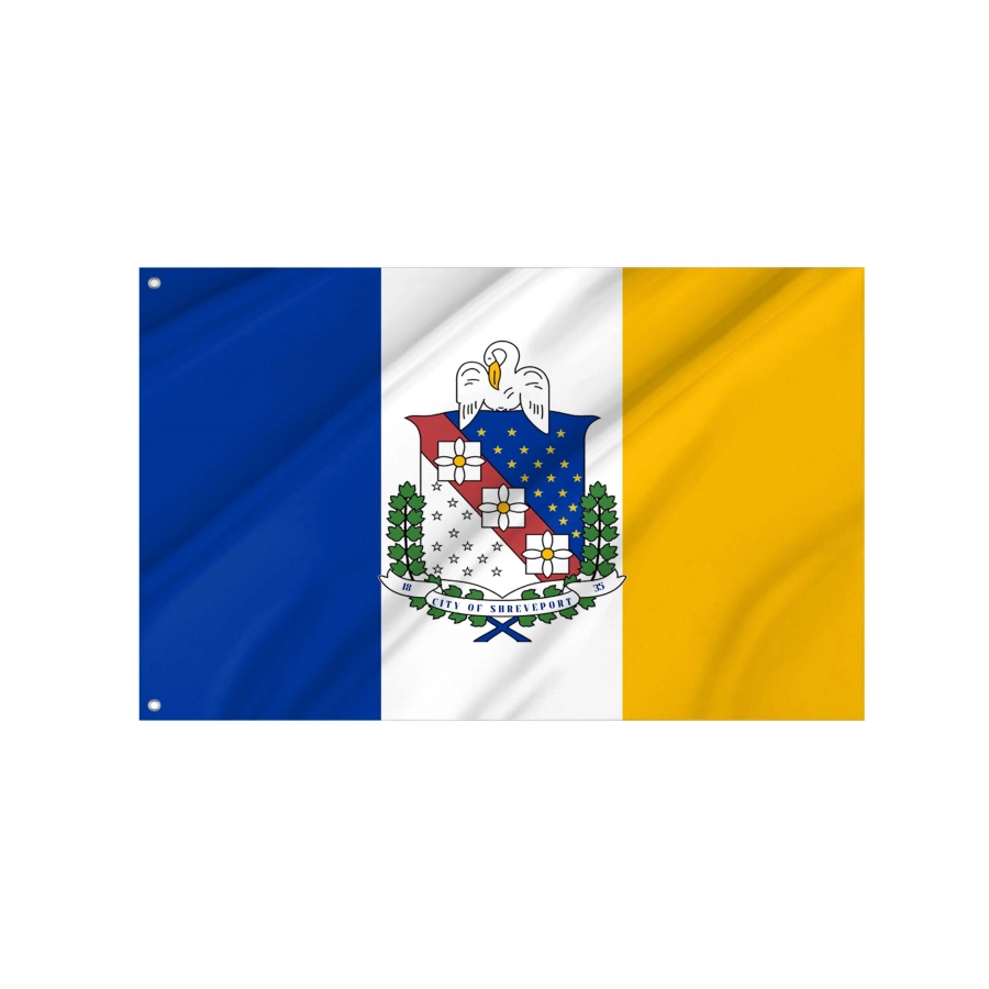 Shreveport Flag for Indoor & Outdoor Use, USA274