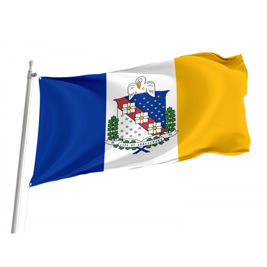 Shreveport Flag for Indoor & Outdoor Use, USA274