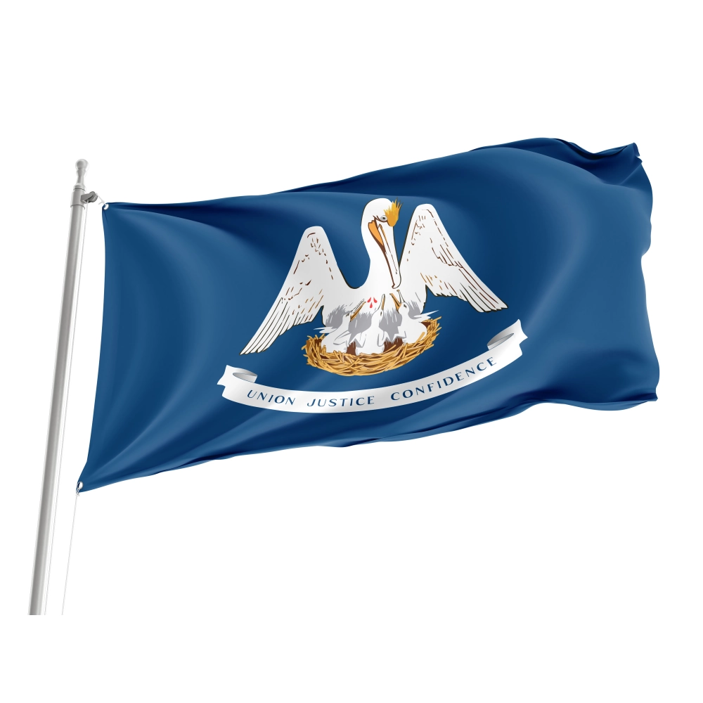Louisiana State Flag for Indoor & Outdoor Use Louisiana State Flag for Indoor & Outdoor Use