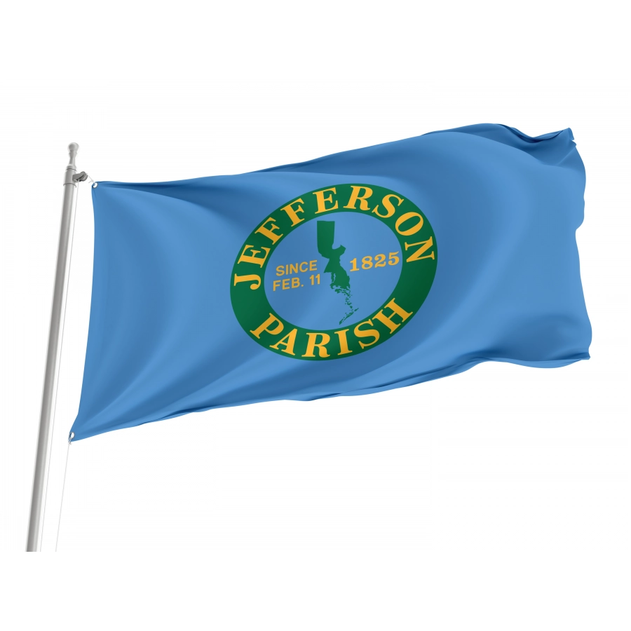 Flag of Jefferson Parish, Louisiana, Patriotic Flags, Unique Design Print, Flags for Indoor & Outdoor Use
