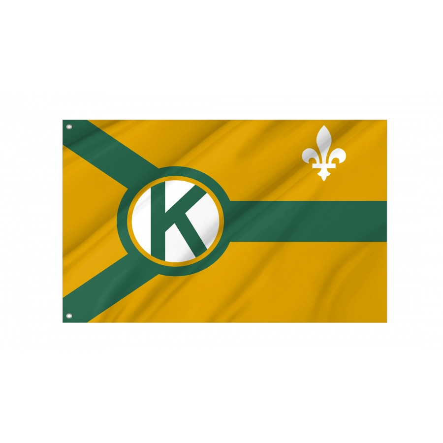 Flag of Kenner, Louisiana, Patriotic Flags, Unique Design Print, Flags for Indoor & Outdoor Use