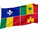 Louisiana Creole Flag for Indoor & Outdoor Use - Imagine 1