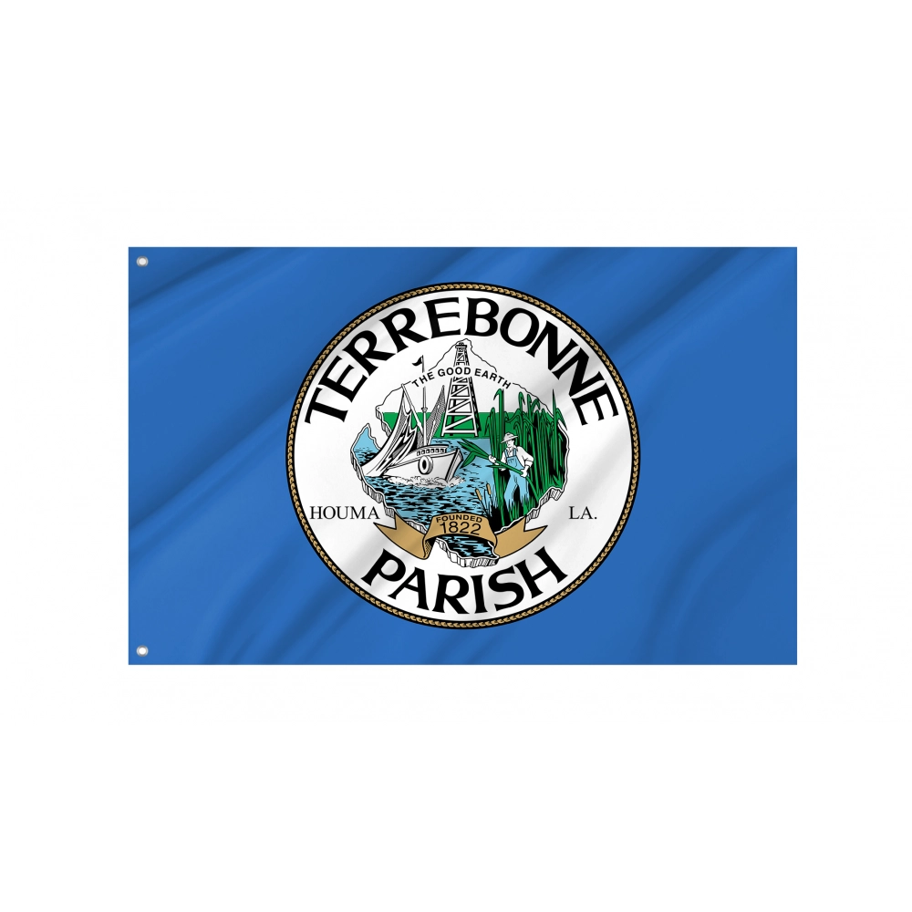 Terrebonne Parish Flag for Indoor & Outdoor Use