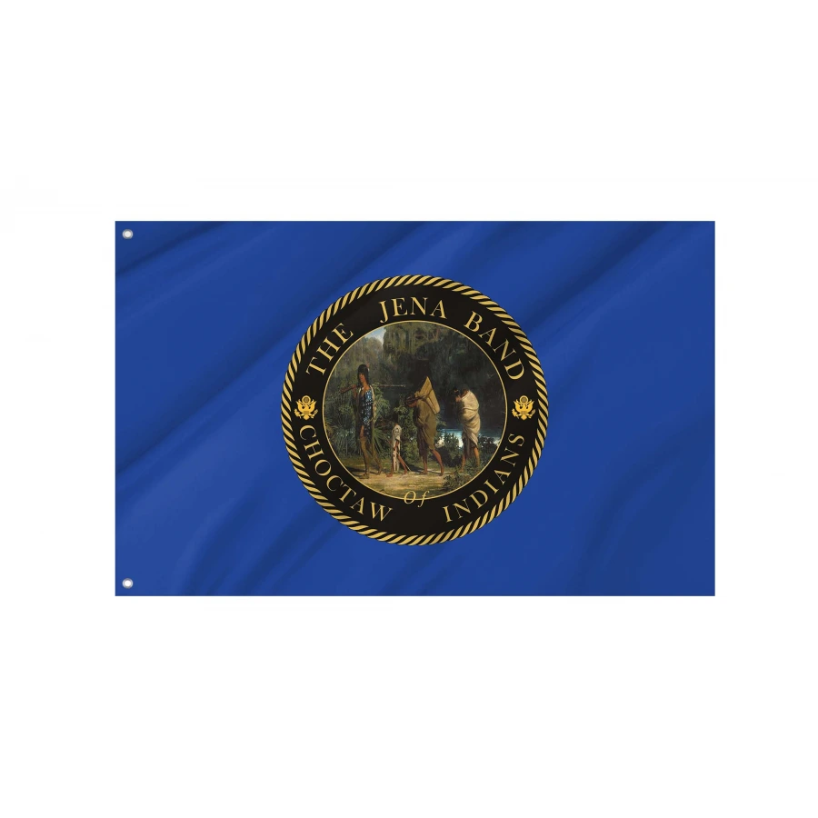 Jena Band of Choctaw Indians, Louisiana Flag for Indoor & Outdoor Use, USA506