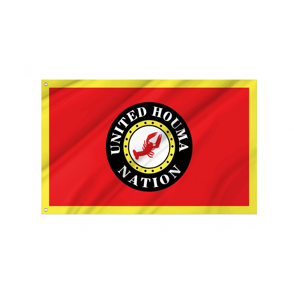 United Houma Nation Flag for Indoor & Outdoor Use